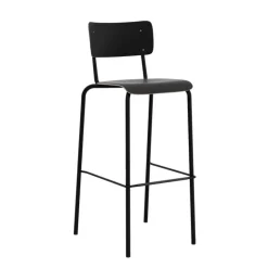 Perfecta Tabouret De Bar (assise +/- 80 Cm)*College Tabouret de bar avec dossier style vintage