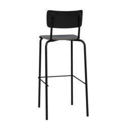 Perfecta Tabouret De Bar (assise +/- 80 Cm)*College Tabouret de bar avec dossier style vintage