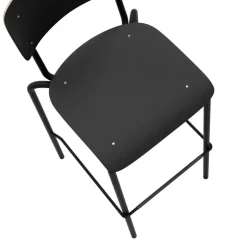Perfecta Tabouret De Bar (assise +/- 80 Cm)*College Tabouret de bar avec dossier style vintage