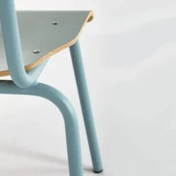 Perfecta Chaise De Cuisine*Collège Chaise d'écolier vintage en métal et bois