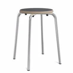 Perfecta Tabouret Bas (assise +/- 45 Cm)*Collège Tabouret bas vintage en métal et bois