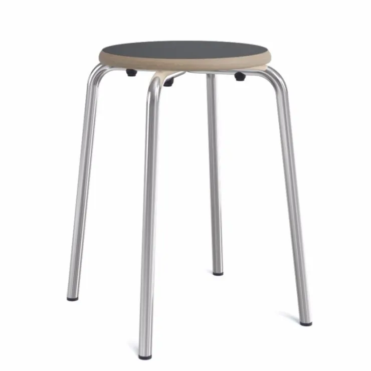 Perfecta Tabouret Bas (assise +/- 45 Cm)*Collège Tabouret bas vintage en métal et bois
