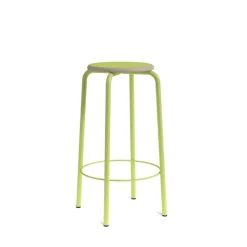 Perfecta Tabouret Snack (assise +/- 65 Cm)|Tabouret De Bar (assise +/- 80 Cm)*Collège Tabouret snack vintage sans dossier bois et métal