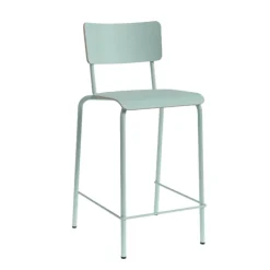 Perfecta Tabouret Snack (assise +/- 65 Cm)|Tabouret De Bar (assise +/- 80 Cm)*Collège Tabouret snack vintage avec dossier en bois et métal
