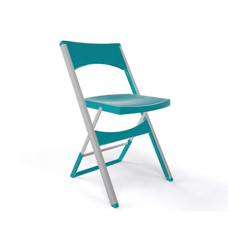 Chaise De Cuisine*Compact Chaise pliante solide en technopolymère et métal aluminium