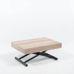 Altacom Table De Salon|Table Pour Petit Espace*Compact Table réglable en hauteur et extensible en mélaminé