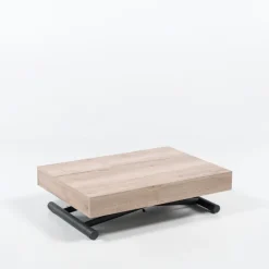 Altacom Table De Salon|Table Pour Petit Espace*Compact Table réglable en hauteur et extensible en mélaminé