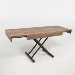 Altacom Table De Salon|Table Pour Petit Espace*Compact Table réglable en hauteur et extensible en mélaminé