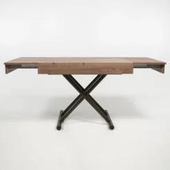 Altacom Table De Salon|Table Pour Petit Espace*Compact Table réglable en hauteur et extensible en mélaminé