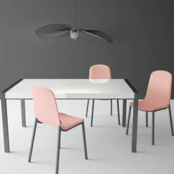 Cancio Table De Cuisine*Concept métal Table en verre extensible
