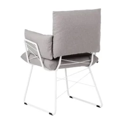 Mobitec Chaise De Salle à Manger|Fauteuil De Salon*Cosy ® Fauteuil design confortable assise en tissu et pieds en métal