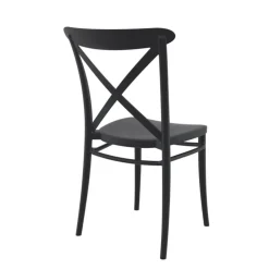 Chaise De Cuisine*Cross Chaise de cuisine style bistrot empilable en polypropylène