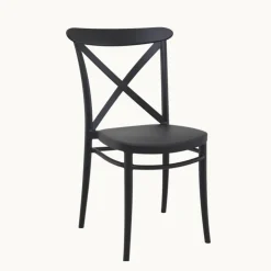 Chaise De Jardin*Cross Chaise de terrasse bistrot empilable en polypropylène