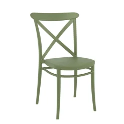 Chaise De Jardin*Cross Chaise de terrasse bistrot empilable en polypropylène