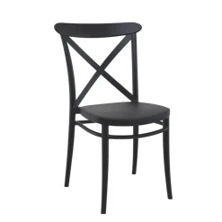 Chaise De Jardin*Cross Chaise de terrasse bistrot empilable en polypropylène