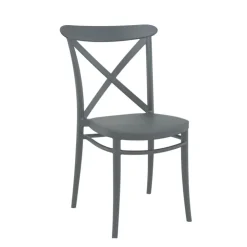 Chaise De Jardin*Cross Chaise de terrasse bistrot empilable en polypropylène