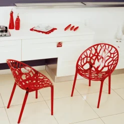 Chaise Salon|Chaise Pour Chambre*Crystal Chaise design en polycarbonate