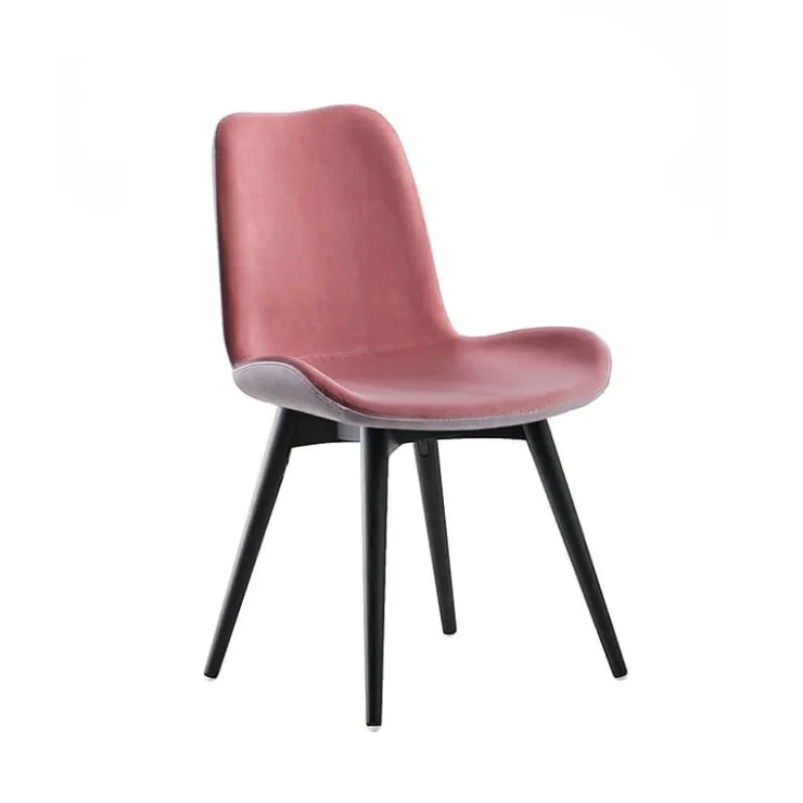 Midj Chaise Salon|Chaise De Salle à Manger*Dalia ® Chaise confortable en tissu bicolore fabriquée en Italie
