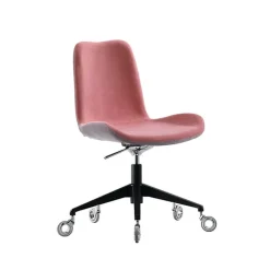 Midj Chaise De Bureau*Dalia ® Chaise de bureau design en tissu bicolore
