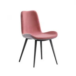 Midj Chaise De Salle à Manger|Chaise Salon*Dalia ® Chaise moderne bicolore en tissu et pieds en métal
