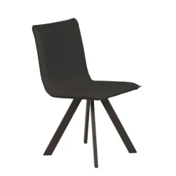 Mobliberica Chaise De Salle à Manger*Denia Moblibérica® Chaise moderne en tissu et métal
