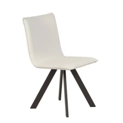 Mobliberica Chaise De Salle à Manger*Denia Moblibérica® Chaise moderne en synthétique et métal