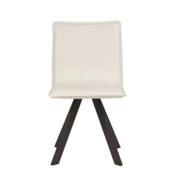 Mobliberica Chaise De Salle à Manger*Denia Moblibérica® Chaise moderne en synthétique et métal