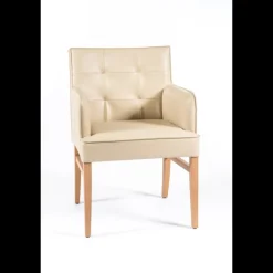 Sessio Chaise De Cuisine|Chaise De Salle à Manger*Diem 4 Fauteuil matelassé en synthétique et bois