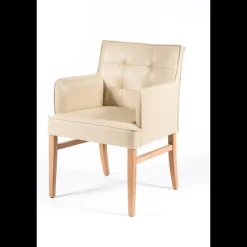 Sessio Chaise De Cuisine|Chaise De Salle à Manger*Diem 4 Fauteuil matelassé en synthétique et bois