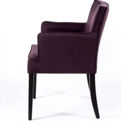 Sessio Chaise De Salle à Manger|Chaise Salon*Diem Fauteuil contemporain rembourré en tissu et pieds en bois