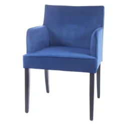 Sessio Chaise De Salle à Manger|Chaise Salon*Diem Fauteuil contemporain rembourré en tissu et pieds en bois