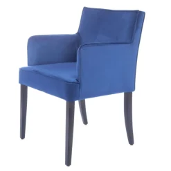 Sessio Chaise De Salle à Manger|Chaise Salon*Diem Fauteuil contemporain rembourré en tissu et pieds en bois