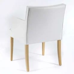 Sessio Chaise De Cuisine|Chaise De Salle à Manger*Diem Fauteuil contemporain rembourré en synthétique pieds en bois