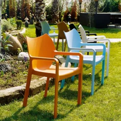 Chaise De Jardin|Fauteuil De Jardin*Diva Fauteuil de jardin en polypropylène