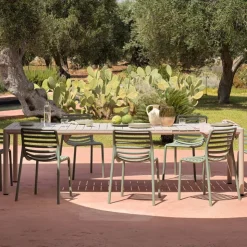 Chaise De Jardin*Doga bistrot Chaise de jardin design empilable sans accoudoirs de fabrication italienne