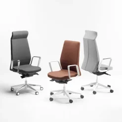 Sokoa Chaise De Bureau|Fauteuil De Bureau*Eden 02 Fauteuil de direction en tissu avec têtière made in France