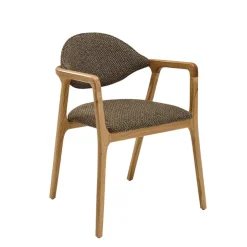 Dasras Chaise De Salle à Manger|Chaise Salon*Eden Fauteuil design en bois massif et tissu