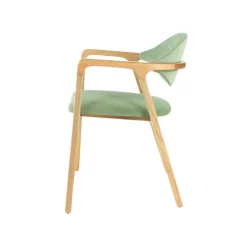 Dasras Chaise De Salle à Manger|Chaise Salon*Eden Fauteuil design en bois massif et tissu