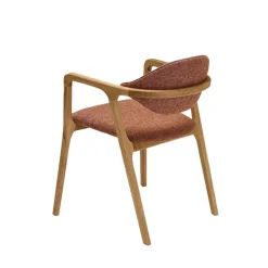 Dasras Chaise De Salle à Manger|Chaise Salon*Eden Fauteuil design en bois massif et tissu