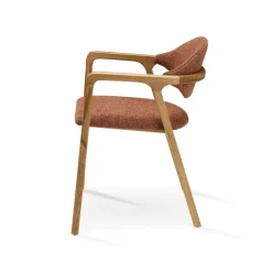 Dasras Chaise De Salle à Manger|Chaise Salon*Eden Fauteuil design en bois massif et tissu