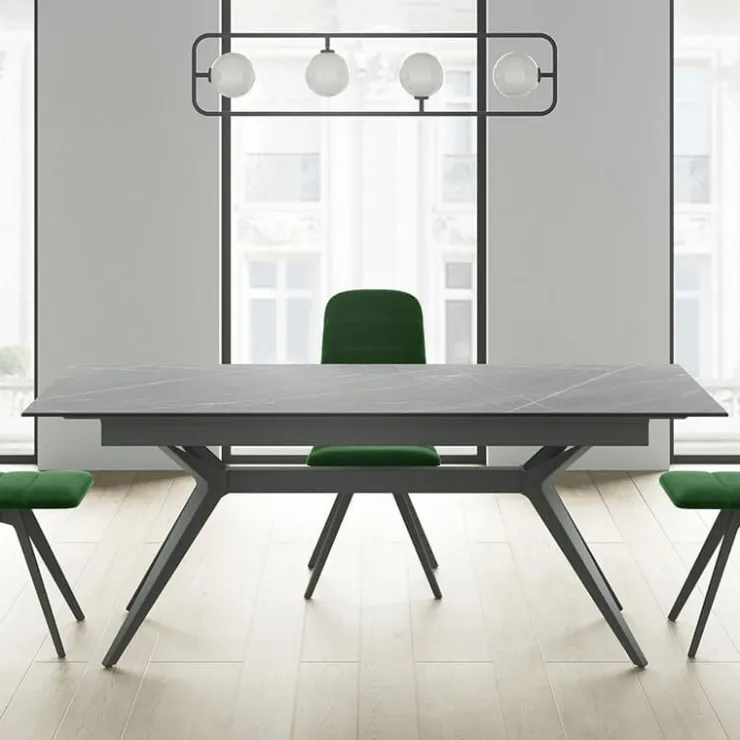 Cancio Table De Salle à Manger*Eiffel Table extensible moderne en Dekton