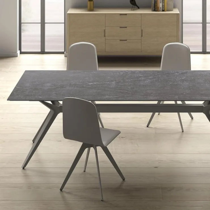 Cancio Table De Salle à Manger*Eiffel Table extensible moderne en Dekton