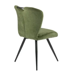 Chaise De Salle à Manger*EliseChaise rembourrée pivotante en tissu avec poignée