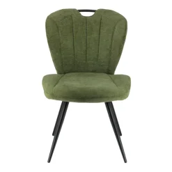Chaise De Salle à Manger*EliseChaise rembourrée pivotante en tissu avec poignée