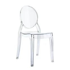 Chaise De Salle à Manger*Elizabeth Chaise enfant transparente médaillon