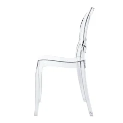 Chaise De Salle à Manger*Elizabeth Chaise enfant transparente médaillon