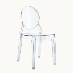 Chaise De Salle à Manger*Elizabeth Chaise enfant transparente médaillon
