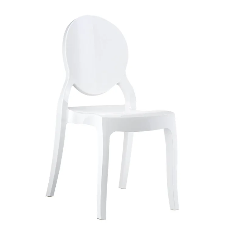 Chaise De Salle à Manger|Chaise Salon*Elizabeth Chaise moderne médaillon en polycarbonate opaque