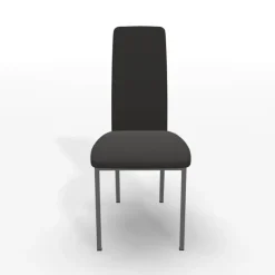 Perfecta Chaise De Salle à Manger*Elyn Chaise de séjour contemporaine tissu et pieds métal