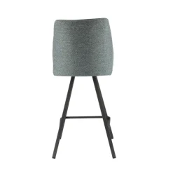 Europea Tabouret Snack (assise +/- 65 Cm)|Tabouret De Bar (assise +/- 80 Cm)*Emma Tabouret snack pivotant bicolore avec pieds en métal